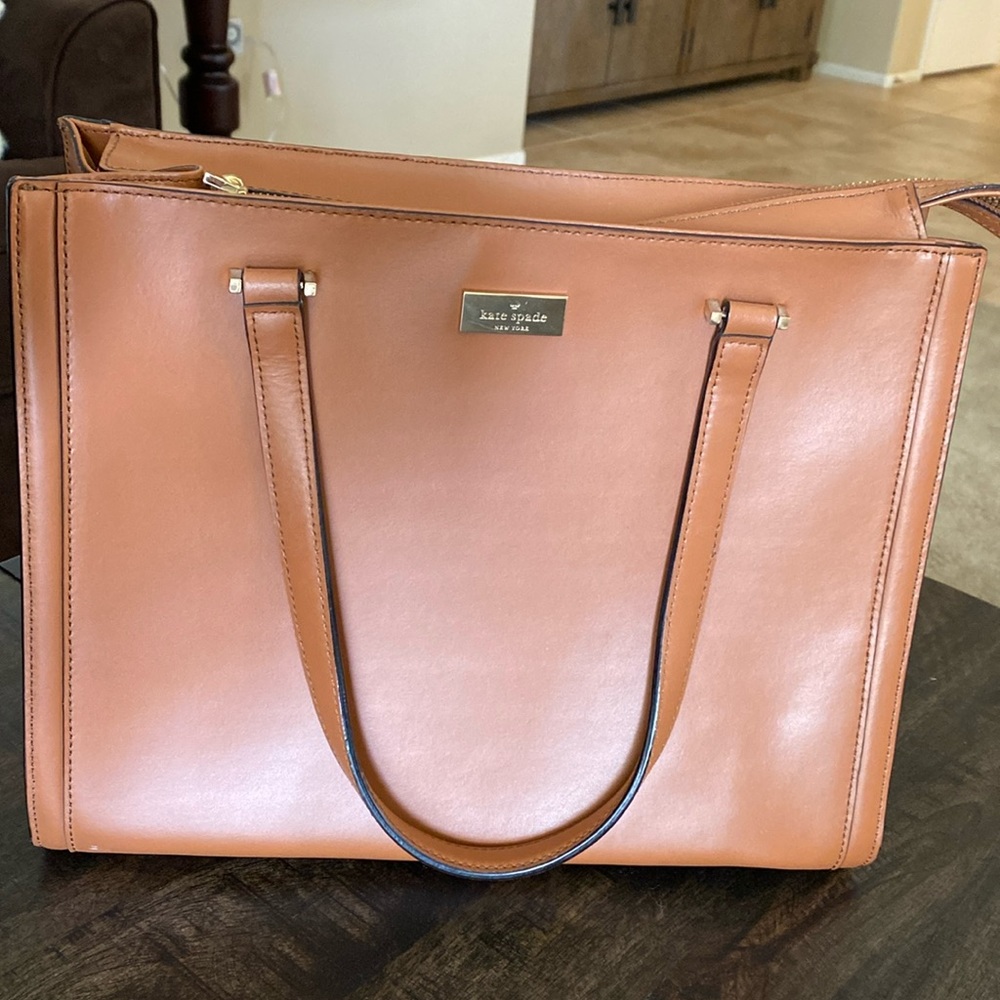 Kate Spade Brown Leather Tote